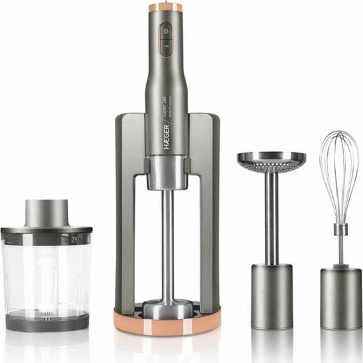 фото Блендер занурювальний HAEGer Super Set Gray