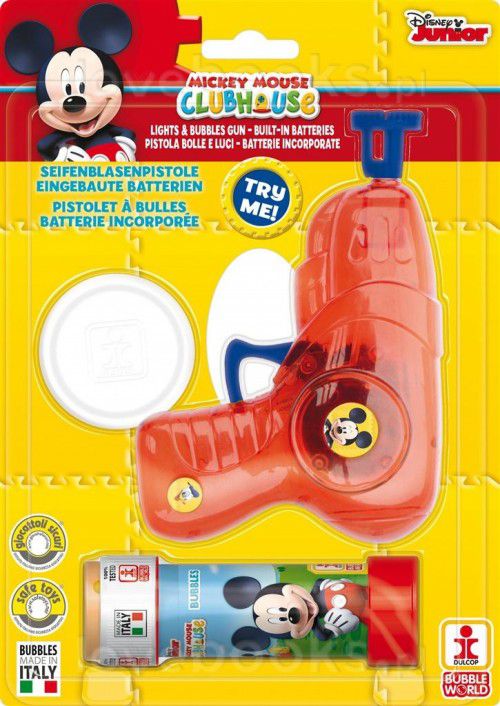 Brimarex Pistolet do robienia baniek Mickey&Minnie (GXP-584317)