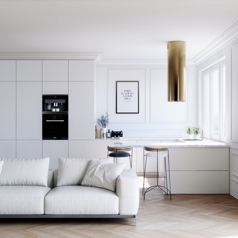 фото Витяжка декоративна Globalo Lanilia Wereniso Isola 39.1 Carmel Gold