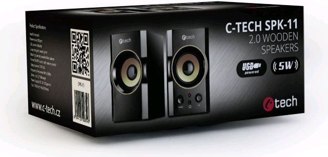 фото Мультимедійна акустика C-Tech SPK-11 Black
