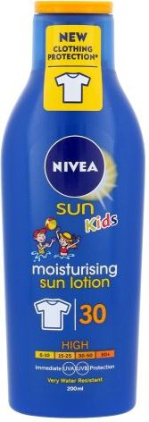 Nivea Sun Kids Sun Lotion Wodoodporny balsam do opalania SPF30 200 ml