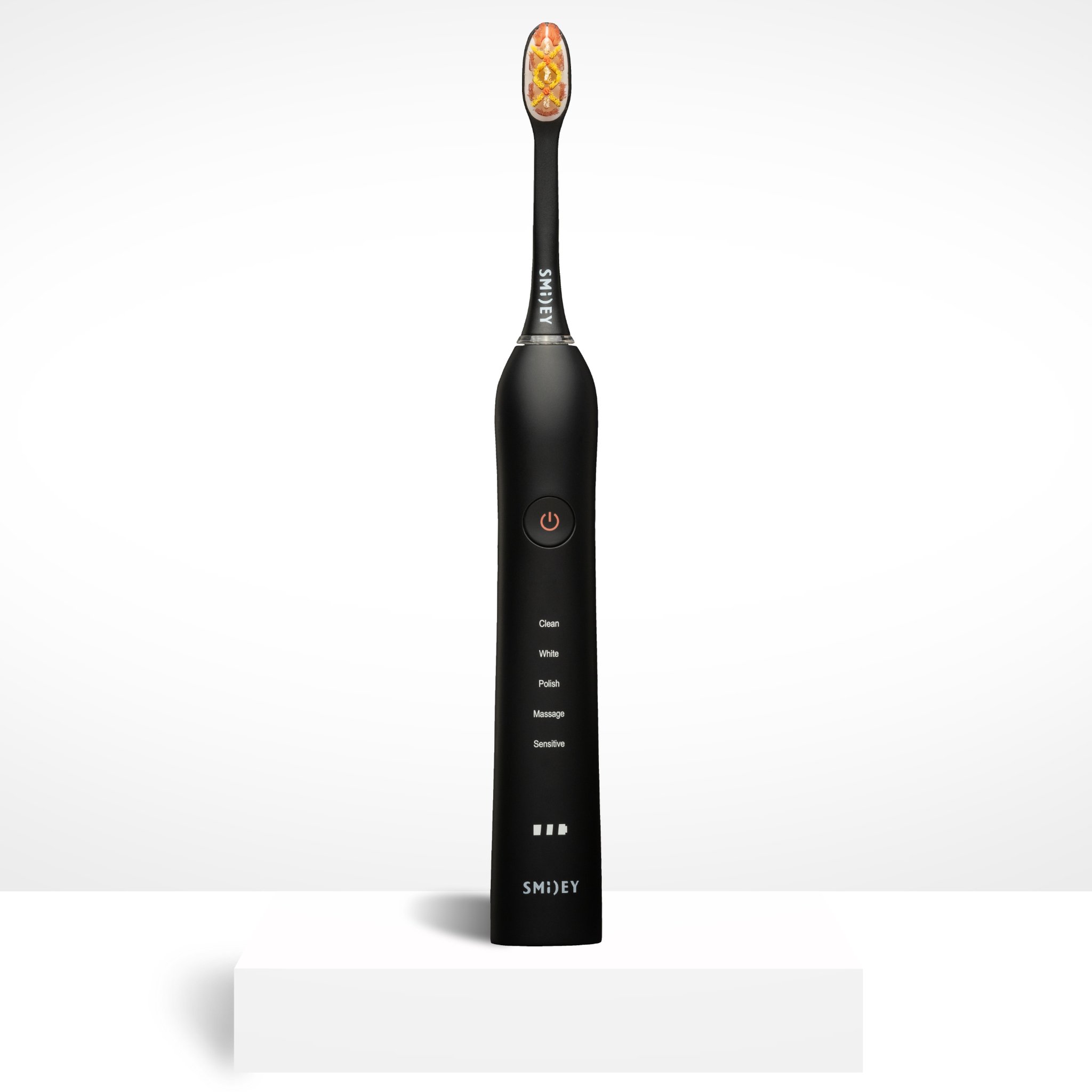 фото Електрична зубна щітка Smiley Pro White Black