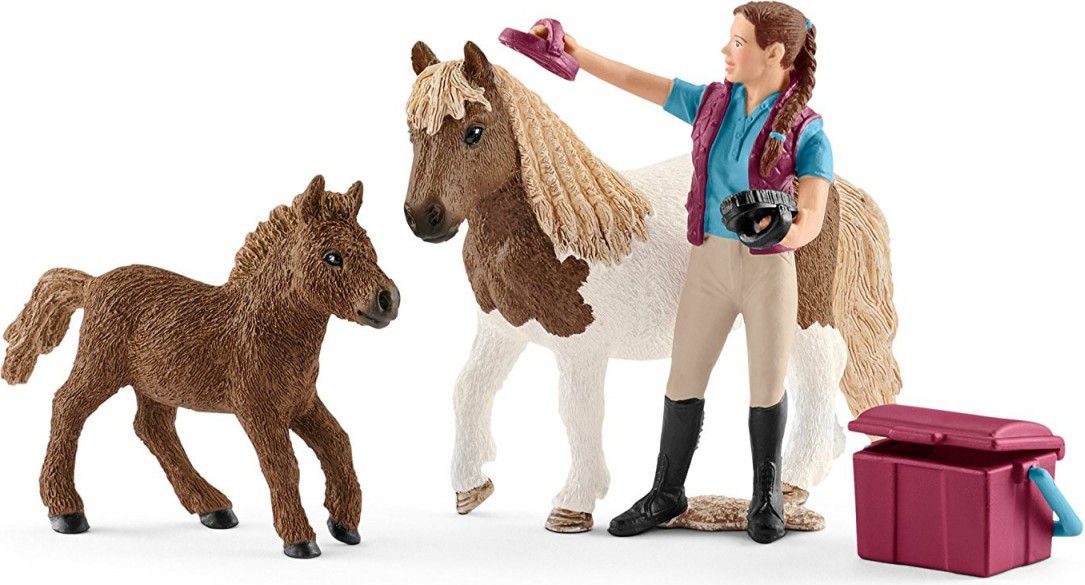 Schleich Opiekunka Koni Shetty