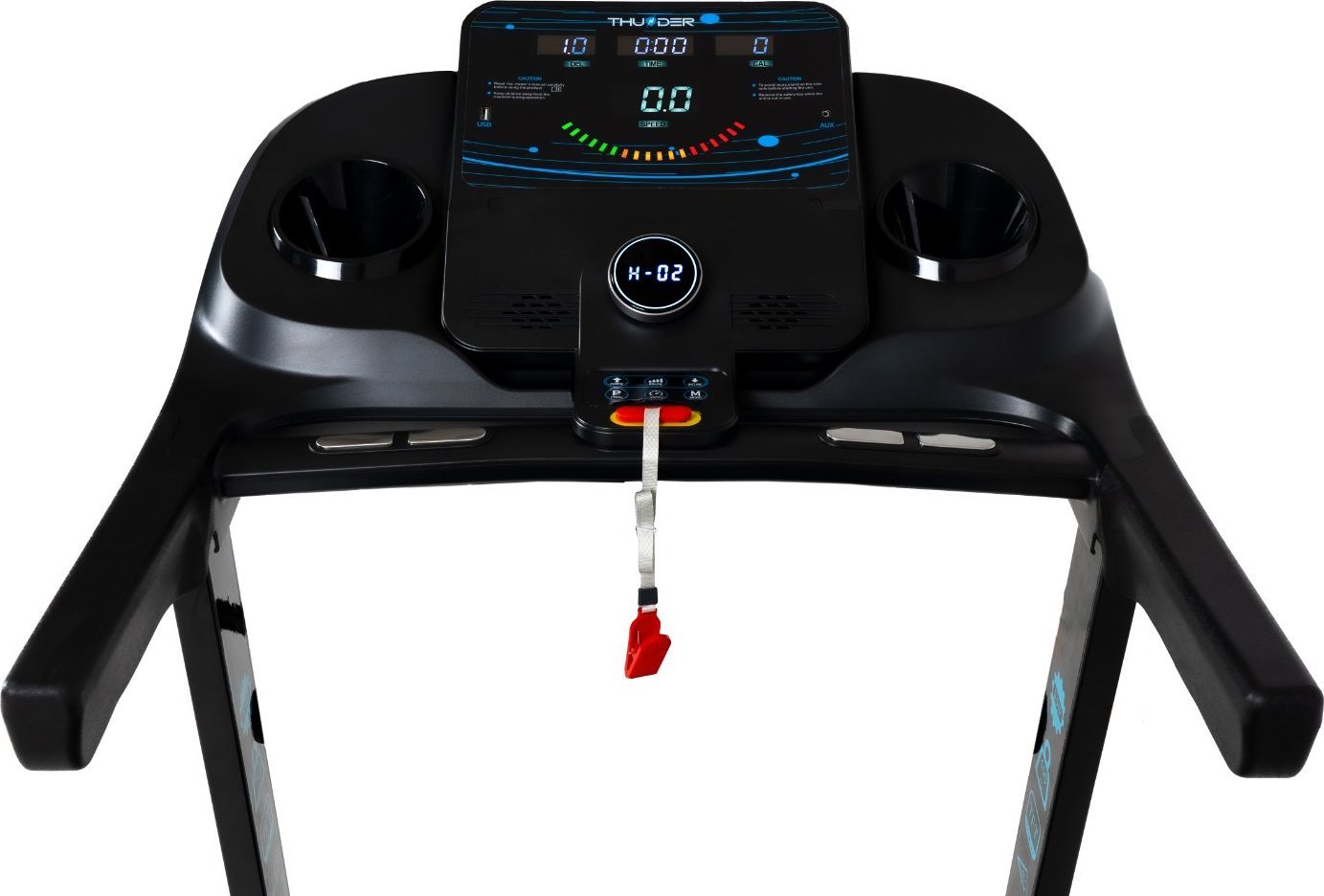фото Бігова доріжка електрична Thunder React S Black