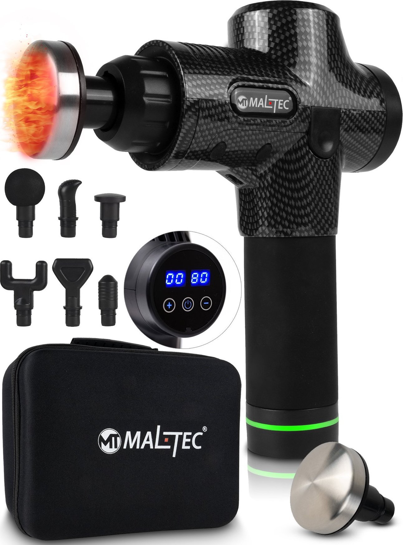 фото Перкусійний масажер Maltec PRO-GUN3800