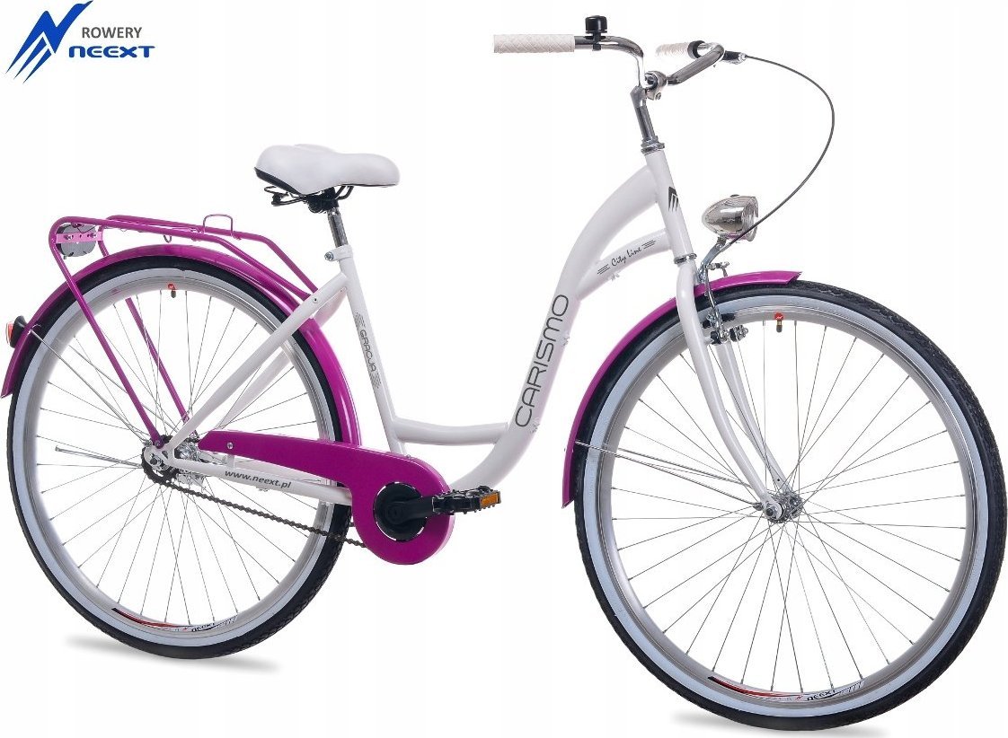 фото Велосипед міський Neext Gracja 28 Біло-Врожевий