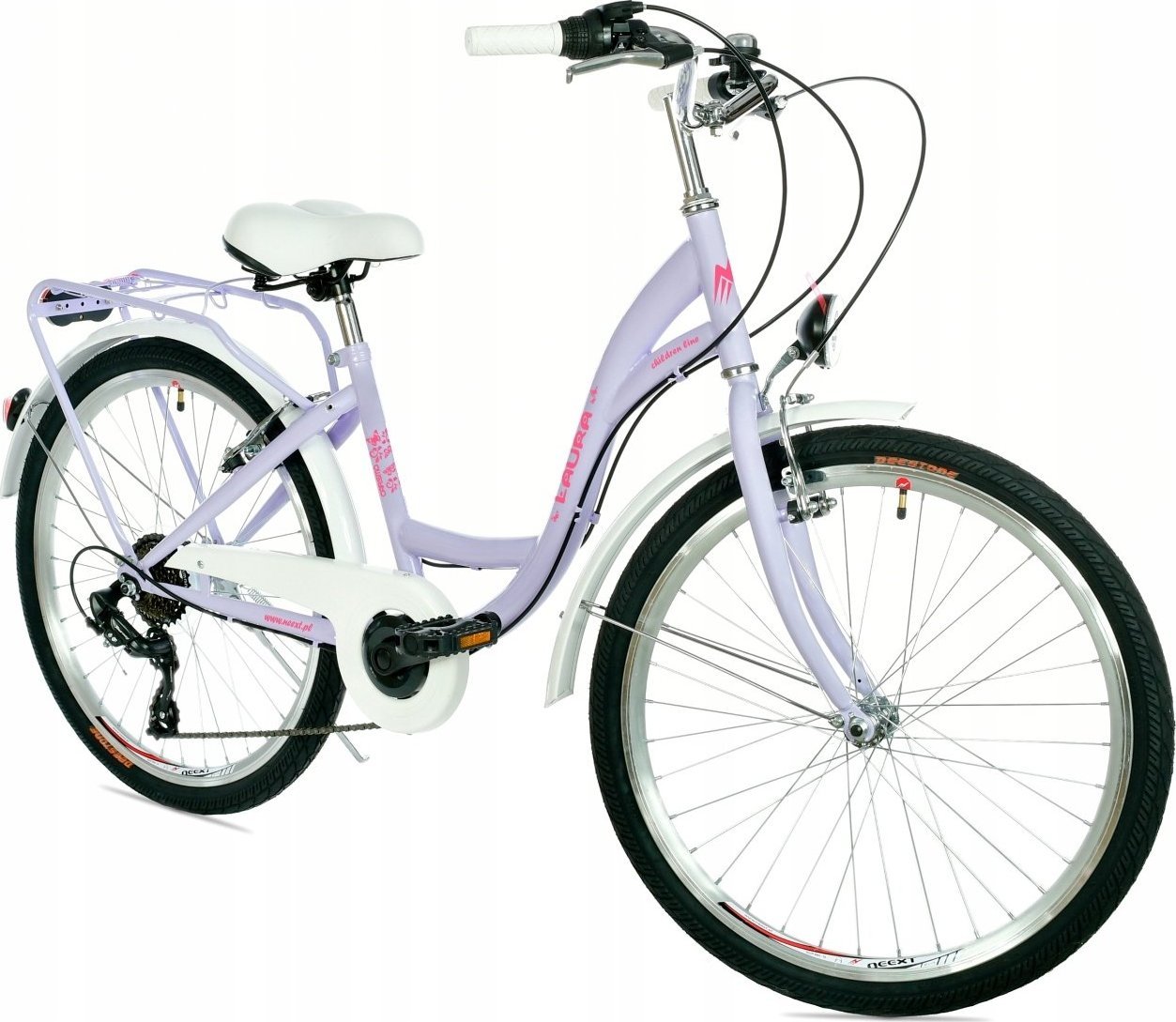 фото Велосипед міський Neext Laura 6 24 Light Purple