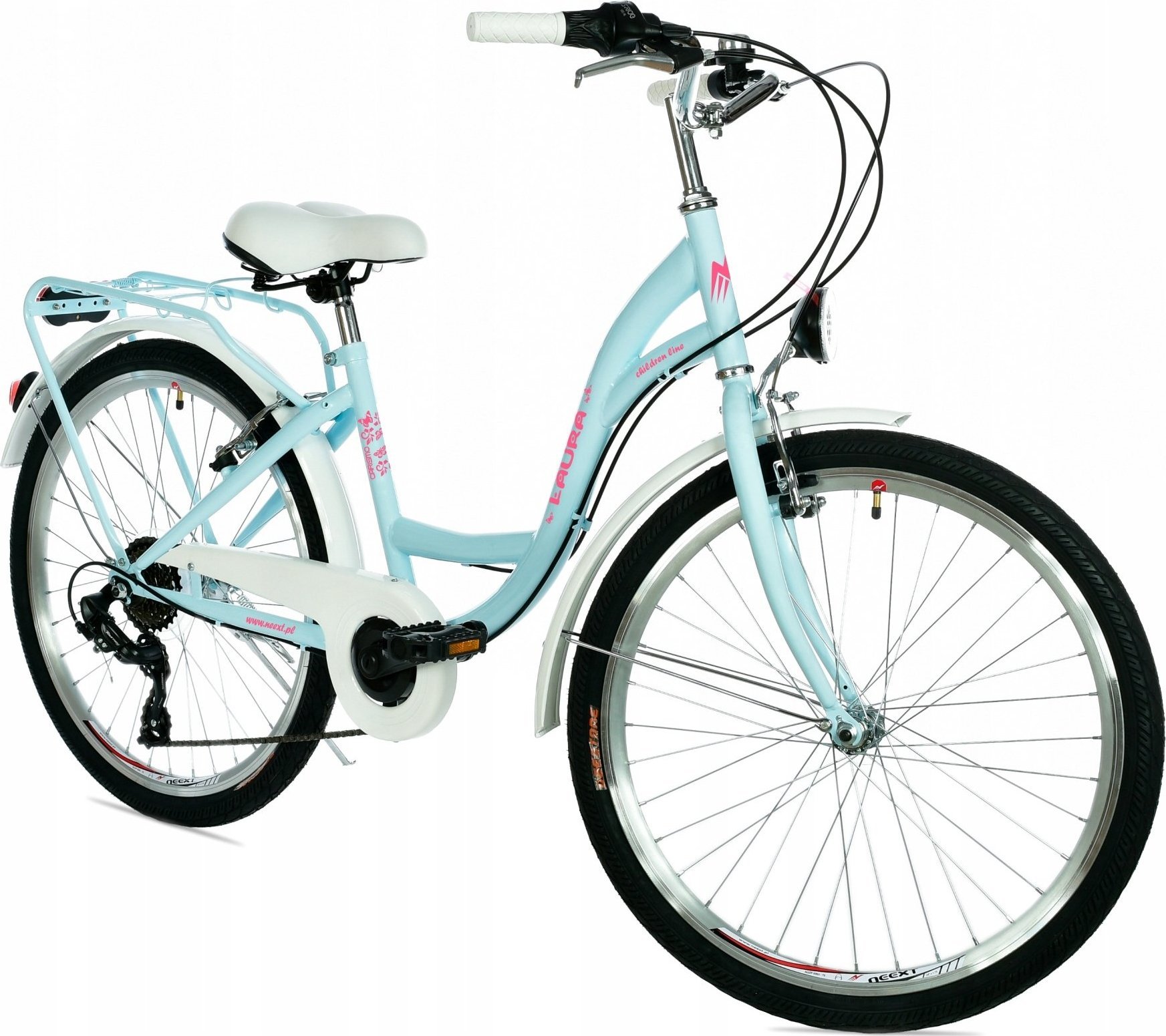 фото Велосипед міський Neext Laura 6 24 Light Blue