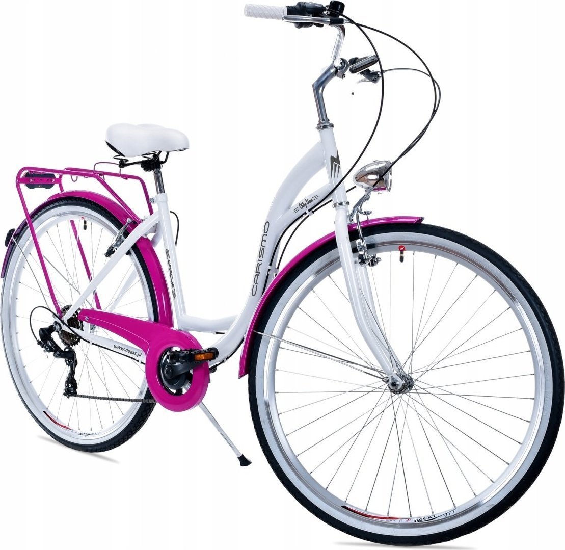 фото Велосипед міський Neext Gracja 7 28 Білого/Лавандового кольору