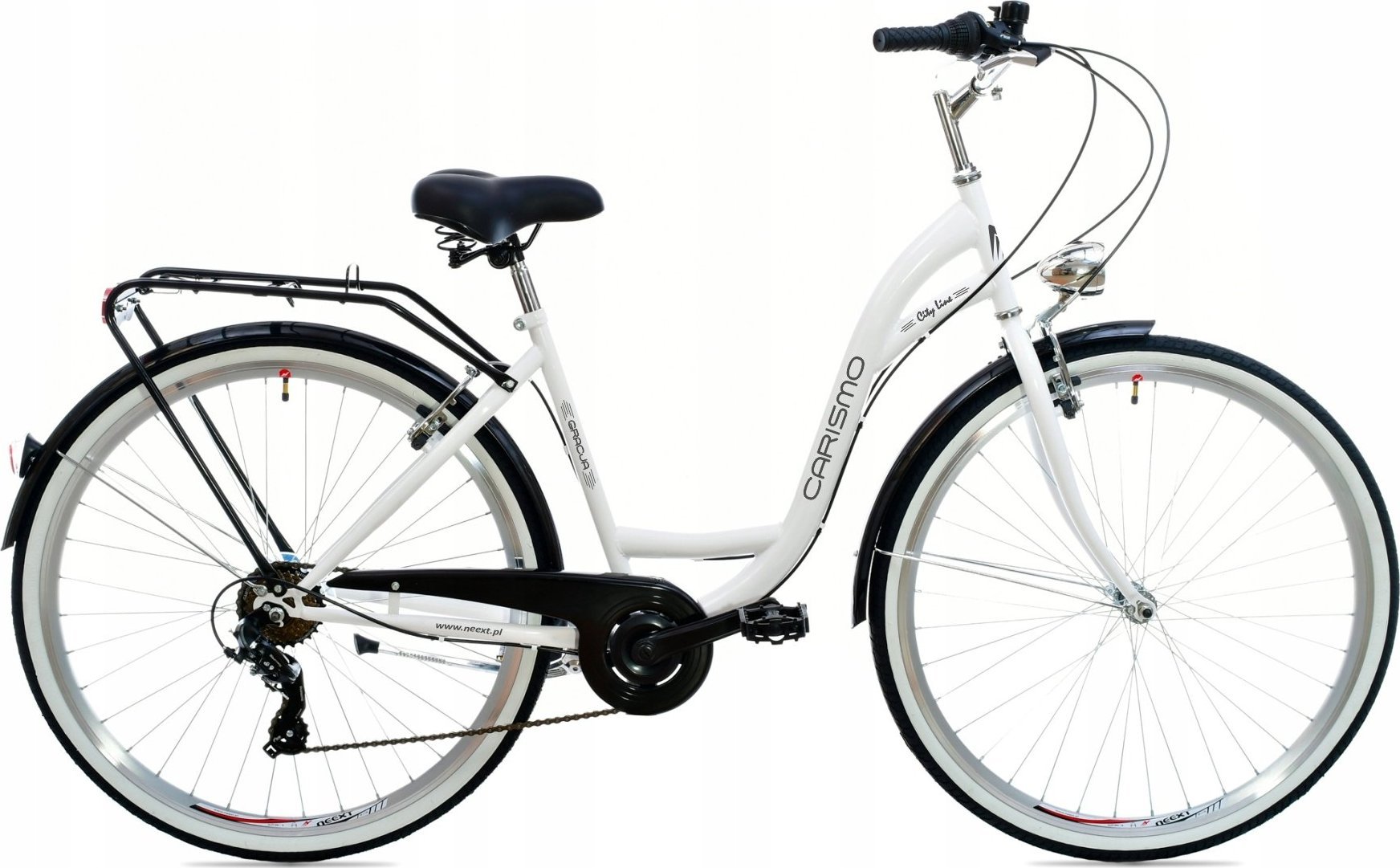 фото Велосипед міський Neext Gracja 7 28 White/Black
