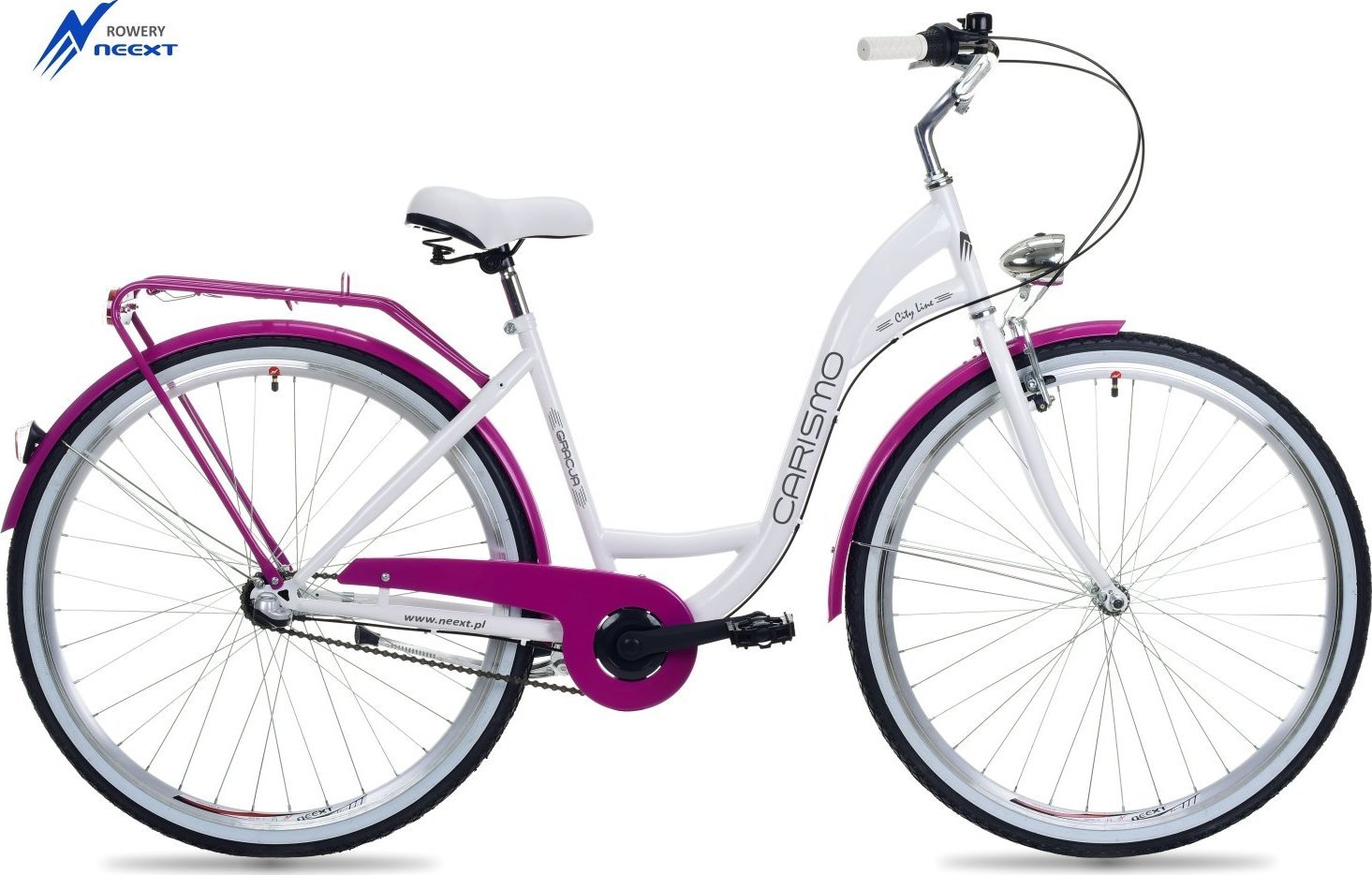 фото Велосипед міський Neext Gracja 3 28 Purple/White