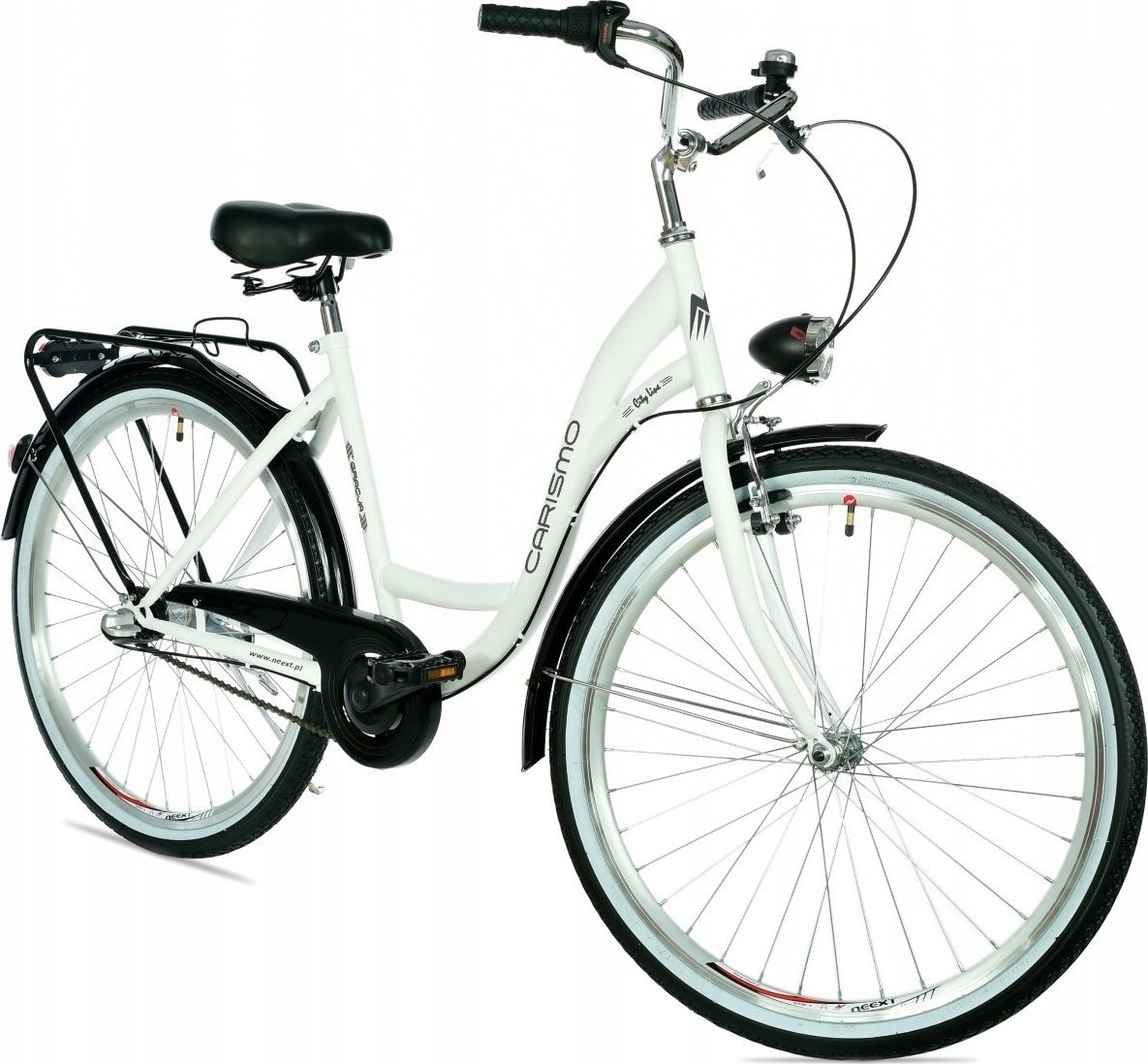 фото Велосипед міський Neext Gracja 3B 26 Black/White