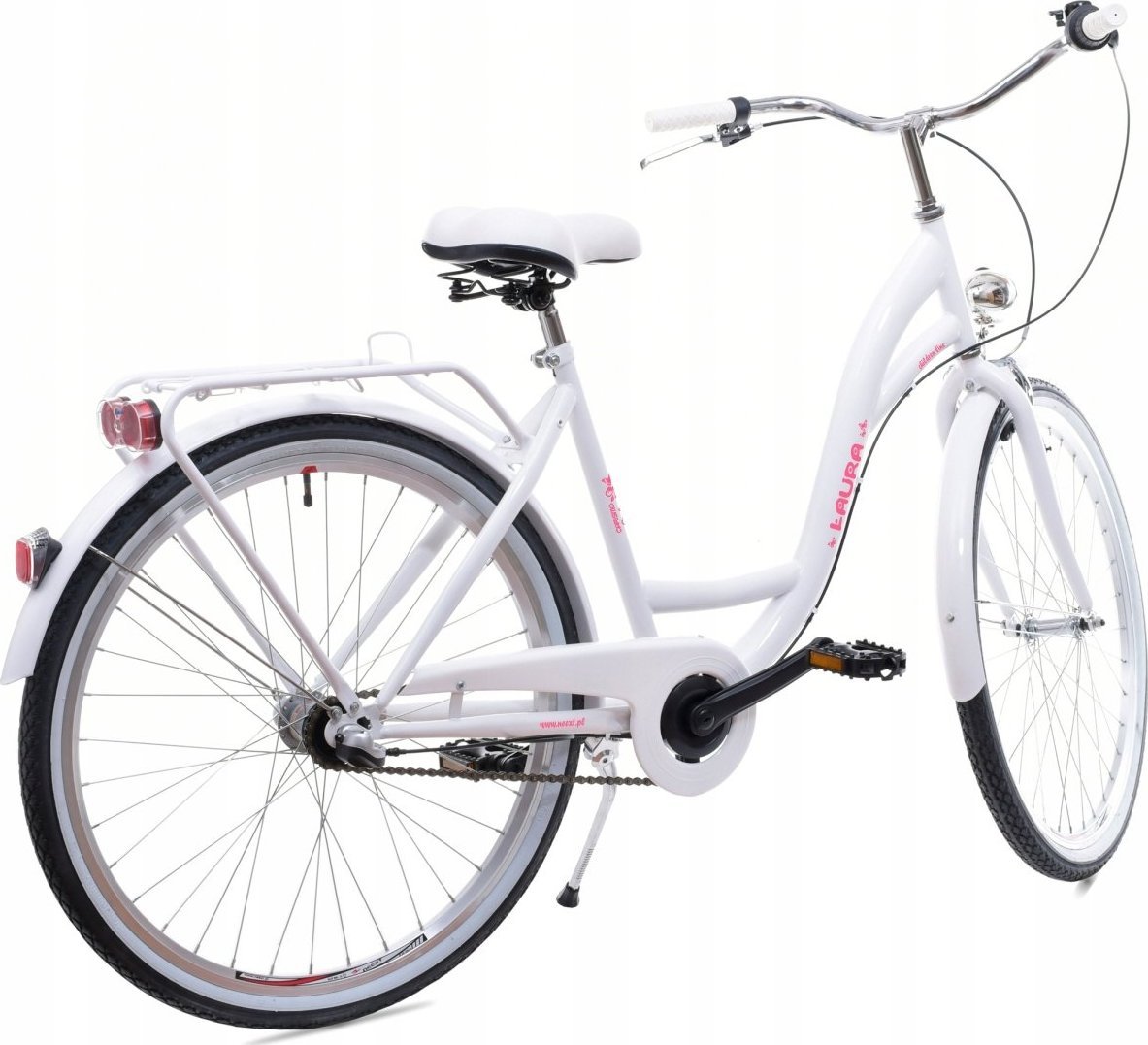 фото Велосипед міський Neext Laura 3B 26 White