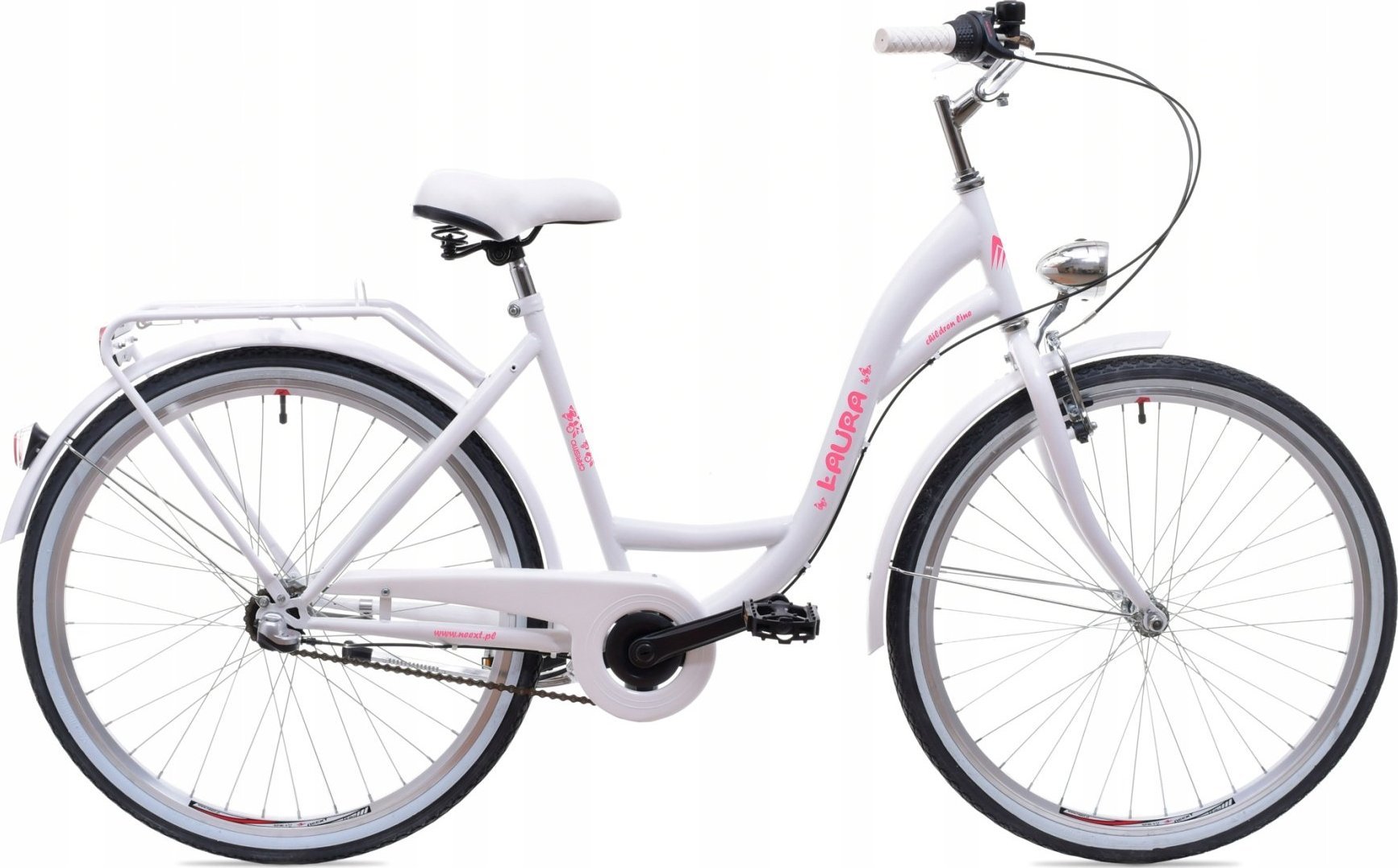 фото Велосипед міський Neext Laura 3B 26 White