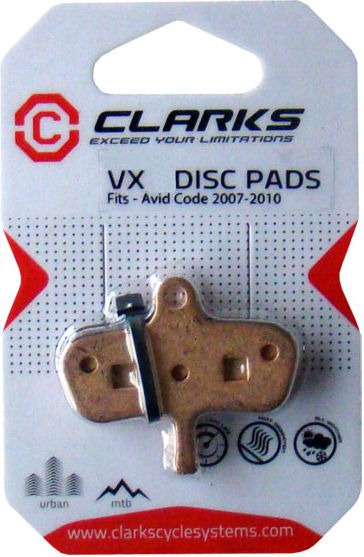Clarks Okładziny hamulcowe AVID (Code) organiczne