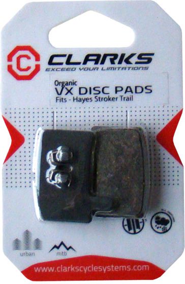 Clarks Okładziny Hamulcowe HAYES (Stroker Trail) Organiczne (CLA-VX842C)