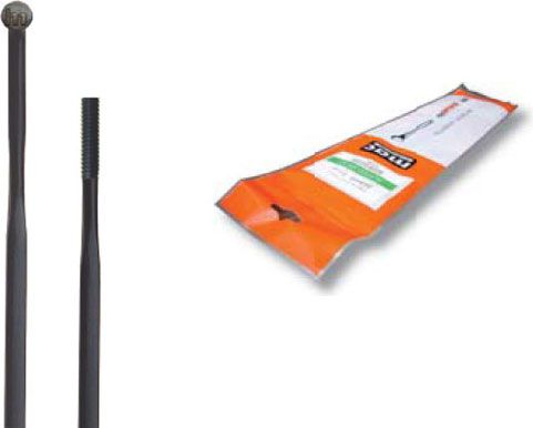 Cn Spoke Szprychy AERO424 2.0-0.9*2.2-2.0 stal nierdzewna 260mm czarne 36szt.