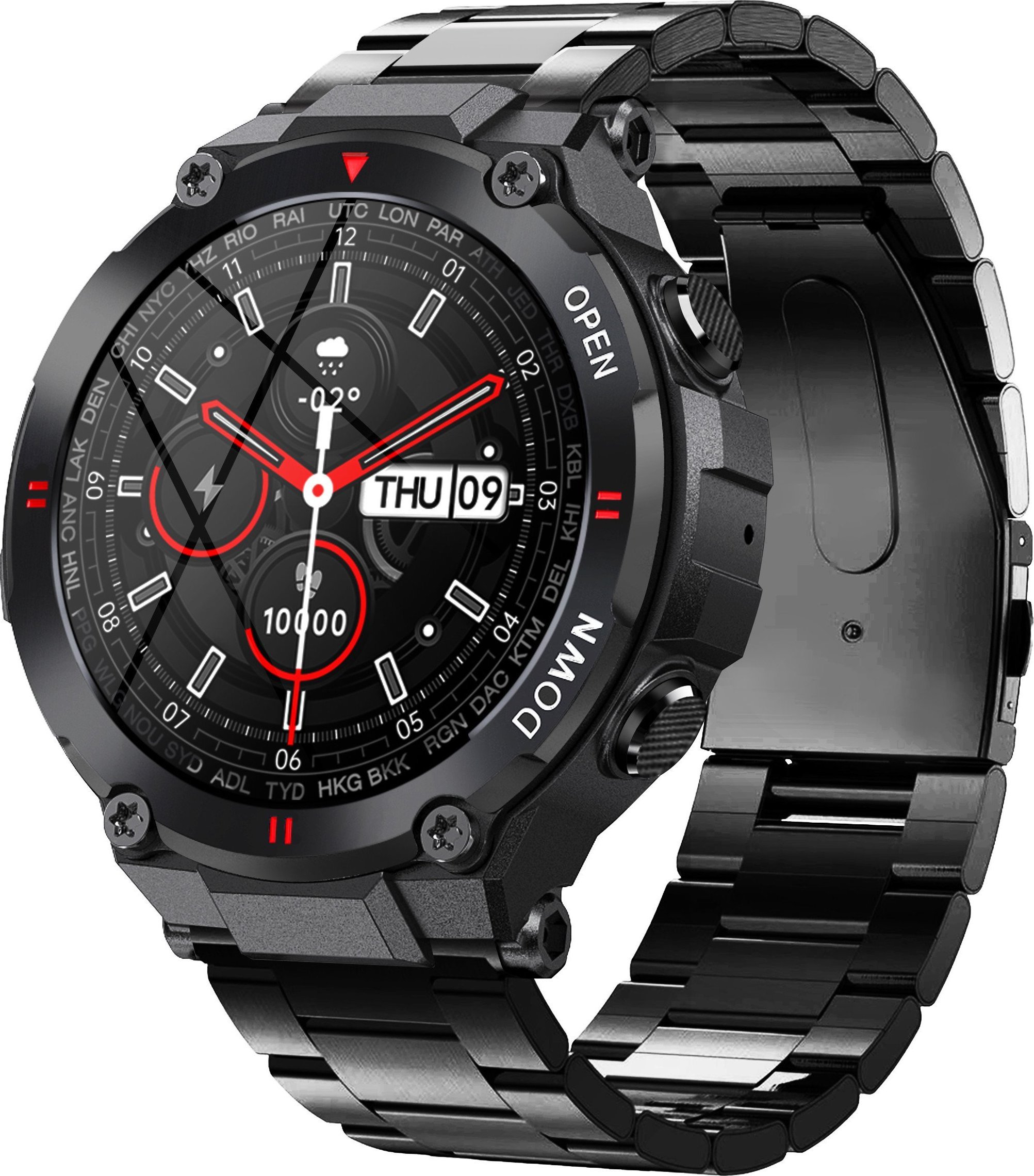 фото Смарт-годинник Gravity GT7-2 Black