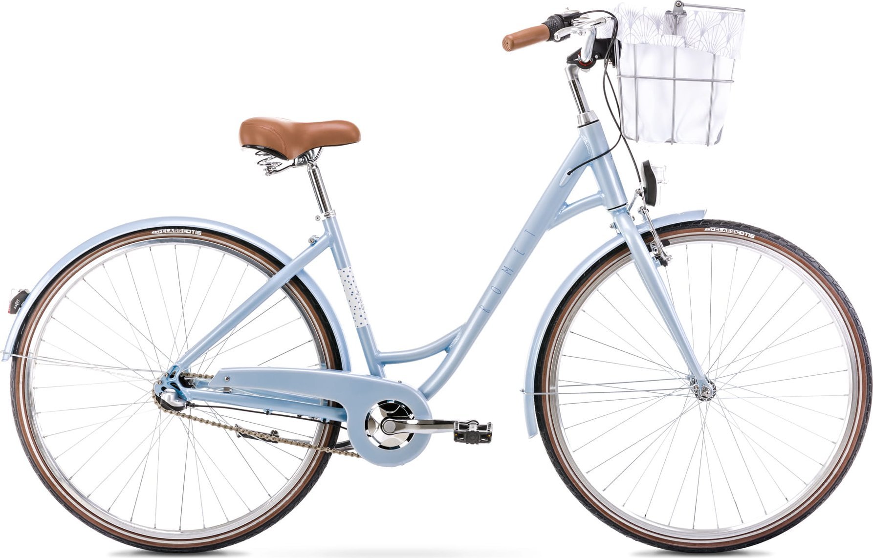 фото Велосипед міський Romet Pop Art Eco 2022 20 Sky/Brown