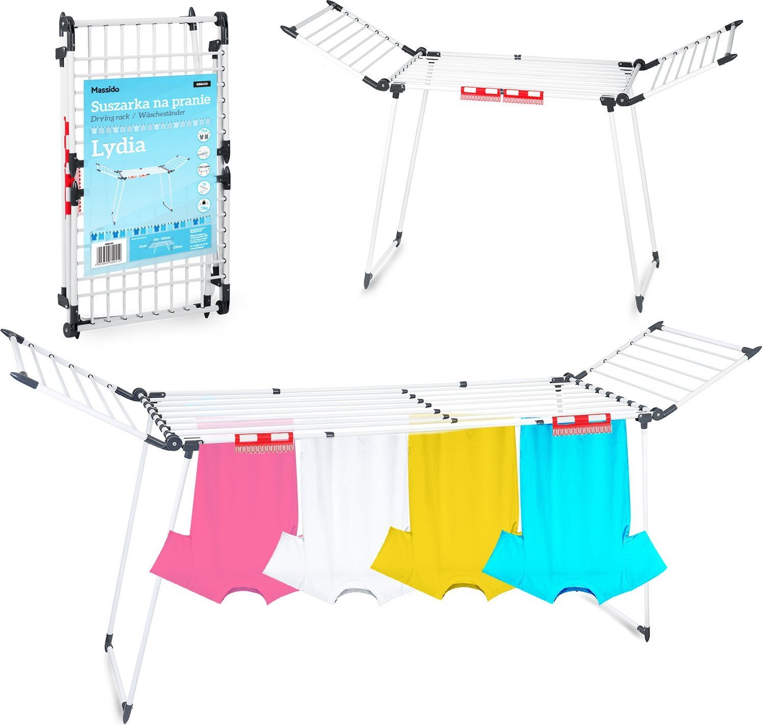 фото Підлогова сушилка для білизни Massido Lydia