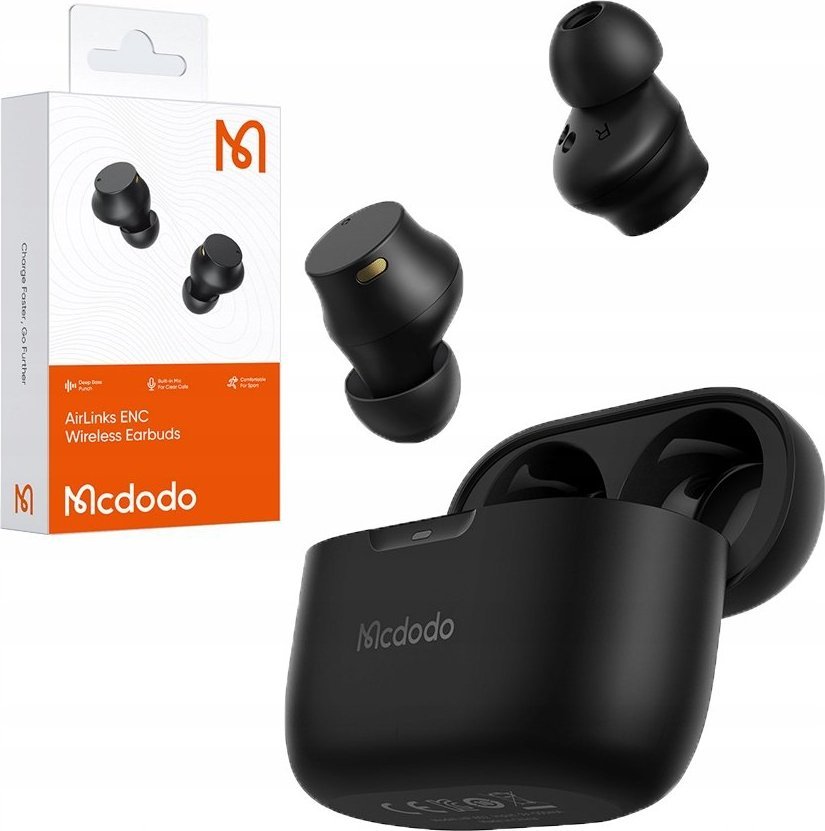 фото Навушники TWS Mcdodo HP-8021 Black