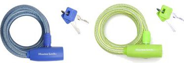 MasterLock Zapięcie rowerowe QUANTUM 8212 8mm 180cm KLUCZYK mix kolorów (MRL-8212EURDPRO)
