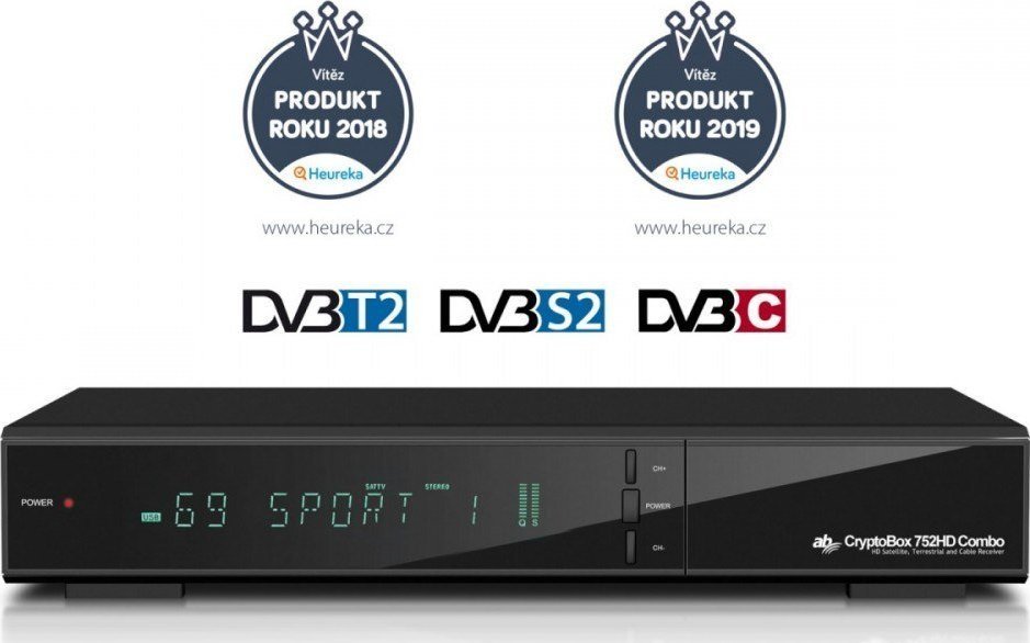 фото TV-тюнер зовнішній AbCom CryptoBox Tuner AB 752HD Combo