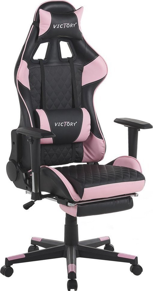 фото Офісне крісло Beliani Victory Black/Pink