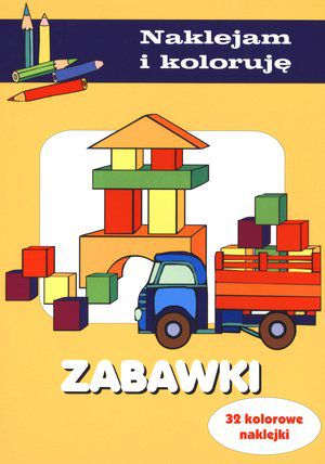 Naklejam i koloruję - Zabawki (57281)