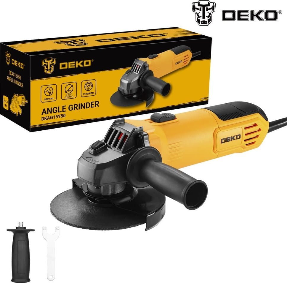 фото Болгарка (кутова шліфувальна) Deko DKAG15Y50