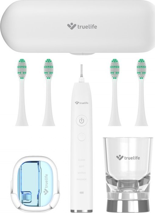 фото Електрична зубна щітка TrueLife SonicBrush GL UV White