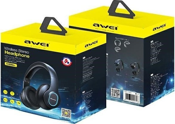 фото Навушники з мікрофоном Awei A100BL Black