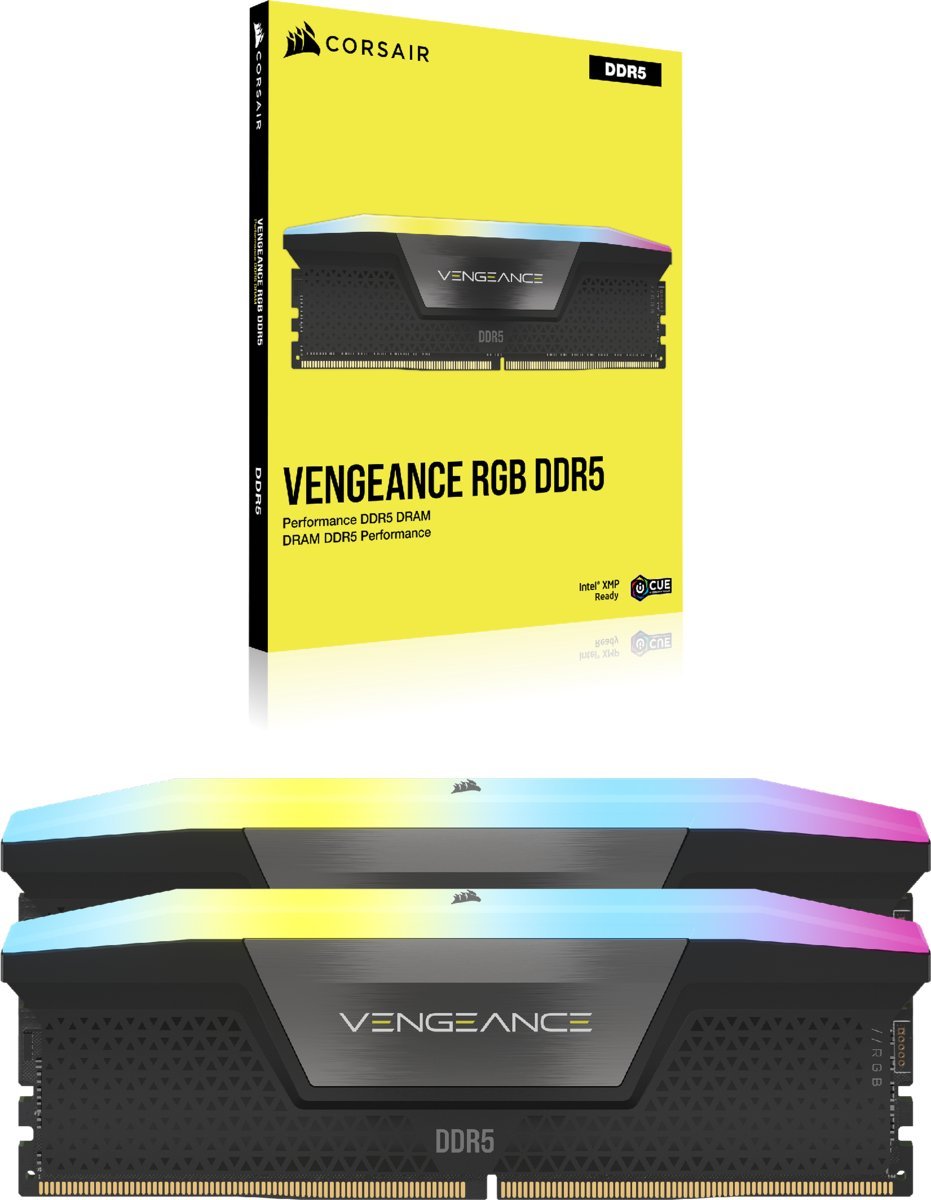 фото Память для настольных компьютеров Corsair 48 GB (2x24GB) DDR5 7000 MHz Vengeance RGB (CMH48GX5M2B7000C40)