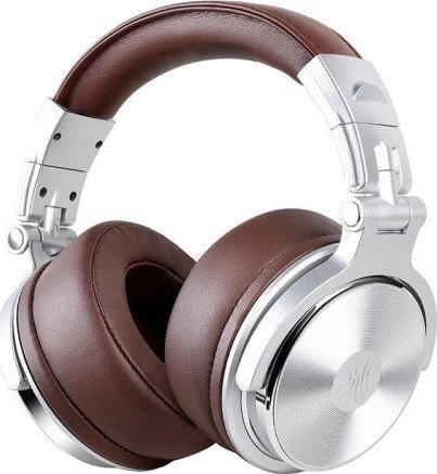 фото Навушники з мікрофоном Oneodio Pro 30 Silver-Brown