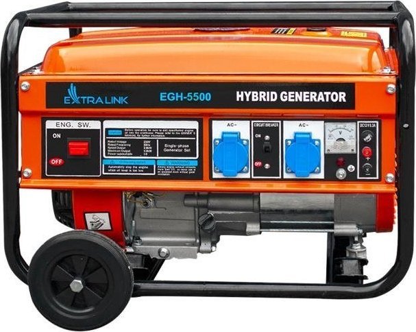 фото Комбінований генератор (газ-бензин) Extralink EGH-5500 Hybrid (EX.30370)