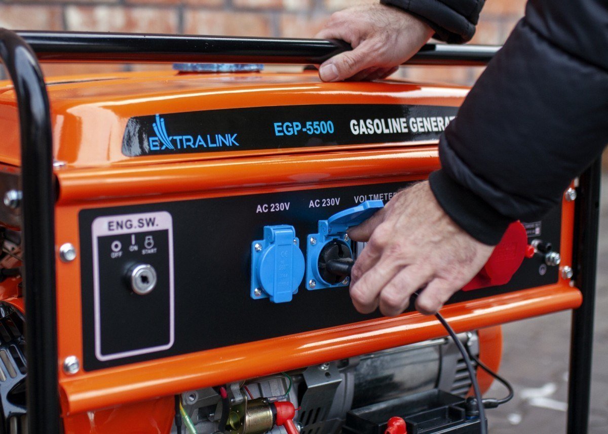 фото Бензиновий генератор ExtraLink EGP-5500 (EX.30356)