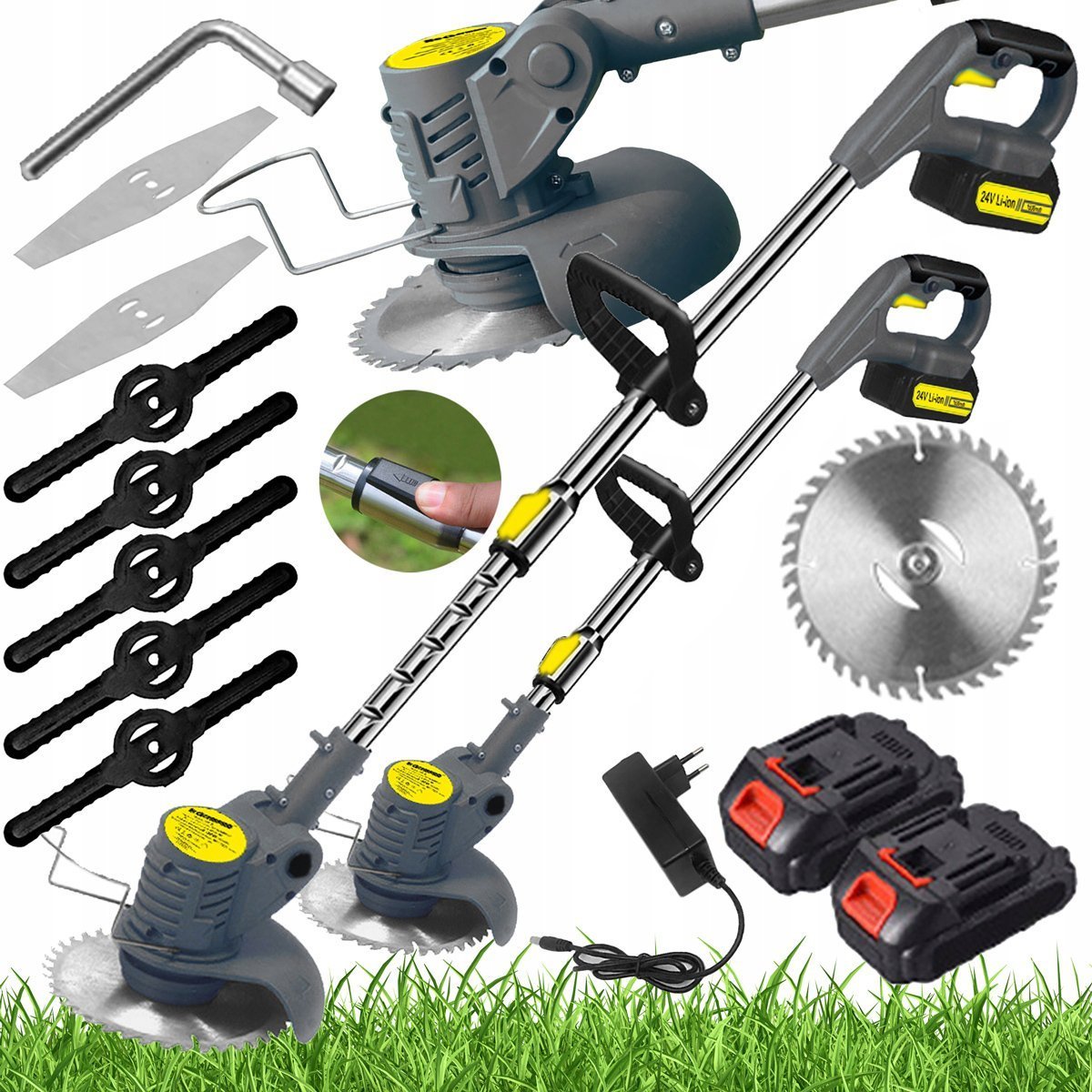 фото Тример акумуляторний Heckermann HY-2