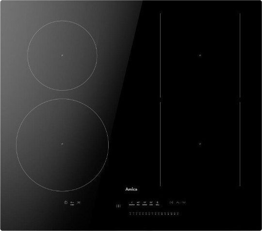 фото Індукційна варильна поверхня Amica PIA6541PHTSUN 2.0