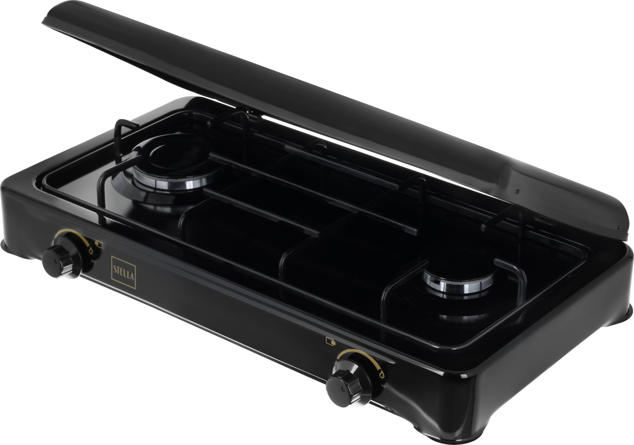 фото Настільна плита Stella STKGC-02 Black