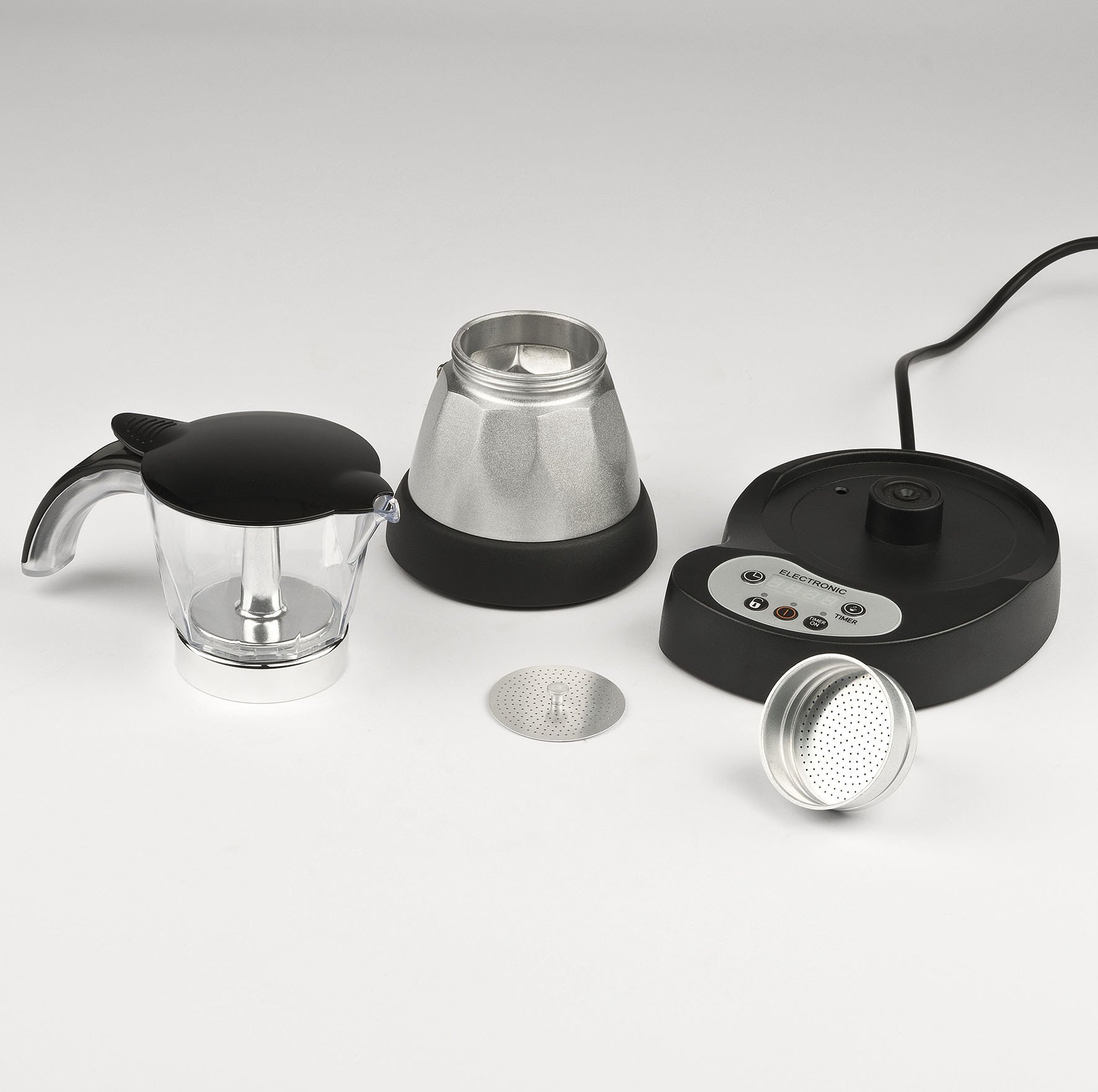 фото Кавоварка гейзерна електрична Girmi MC2306 Black