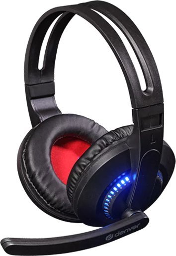 фото Навушники з мікрофоном Denver GHS-101 Black