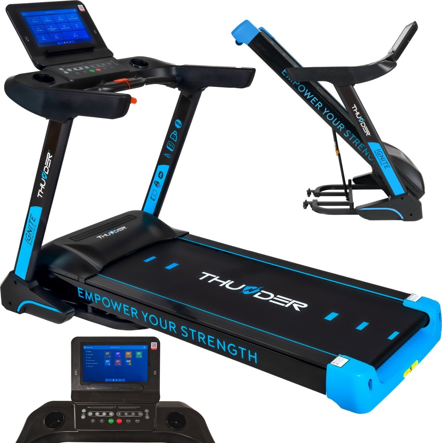 фото Бігова доріжка електрична Thunder Ignite S TFT Black 52592