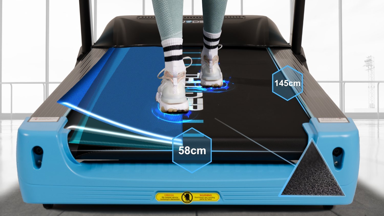 фото Бігова доріжка електрична Thunder Ignite S TFT Black 52592