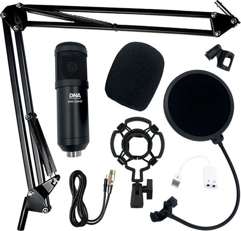 фото Мікрофон для ПК/ для стрімінгу, подкастів DNA DNC Game (MIK-DNAP-003)
