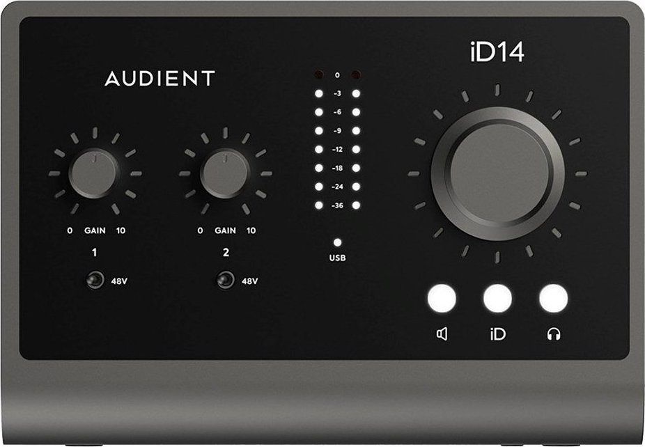 фото USB аудіоінтерфейс Audient iD14 MKII