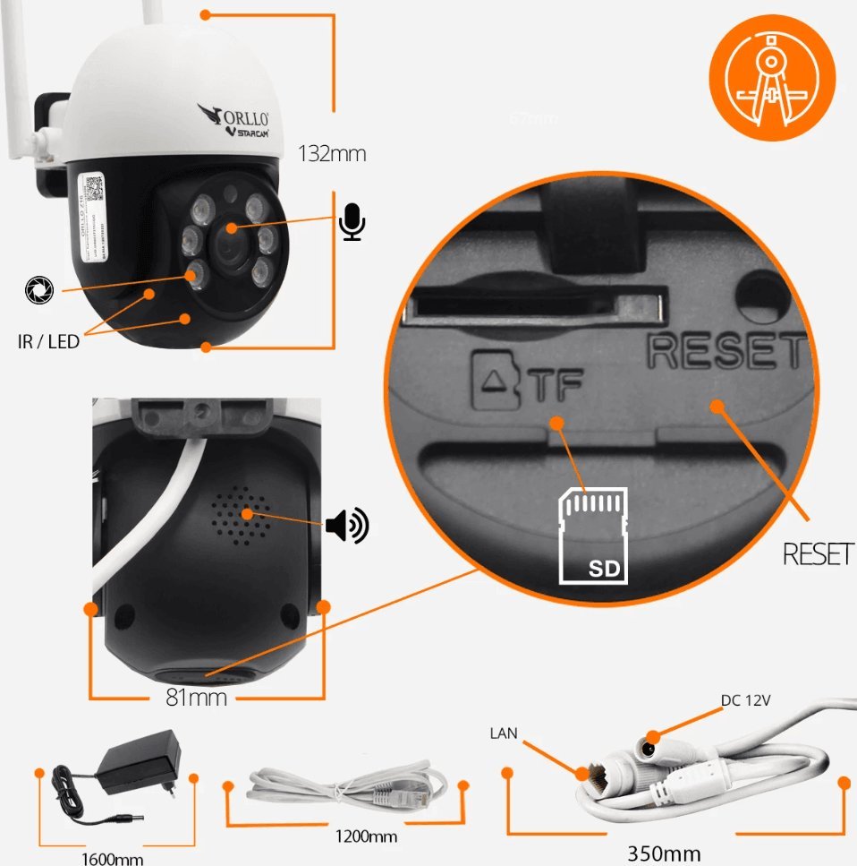 фото IP-камера відеоспостереження Orllo Z16