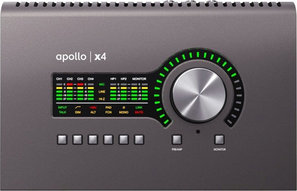 фото Аудіоінтерфейс Universal Audio Apollo x4 Heritage Edition (Desktop/Mac/Win/TB3)
