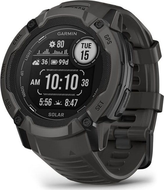 Zegarek sportowy Garmin Instinct 2X Solar Czarny  (010-02805-00)