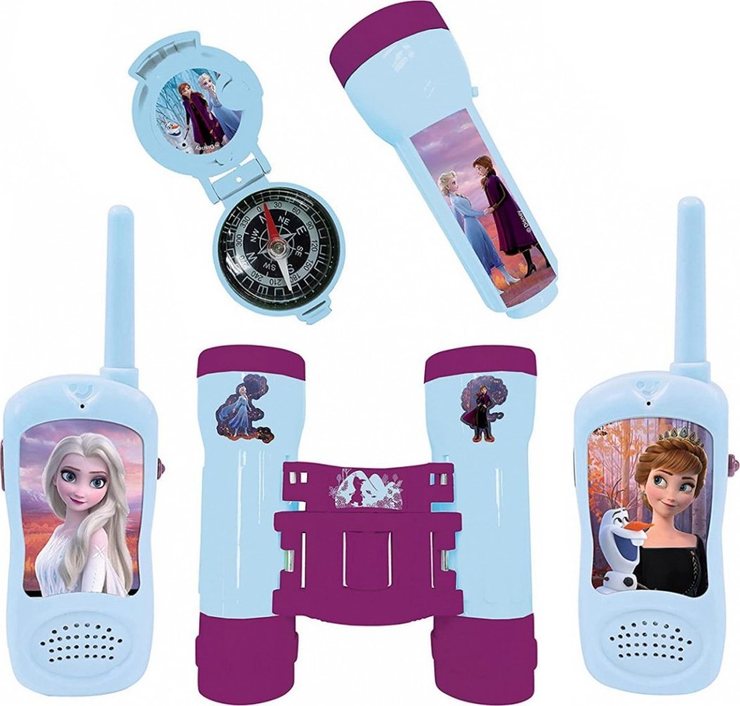 Lexibook FROZEN WALKIE-TALKIE KOMPAS LORNETKA LATARKA