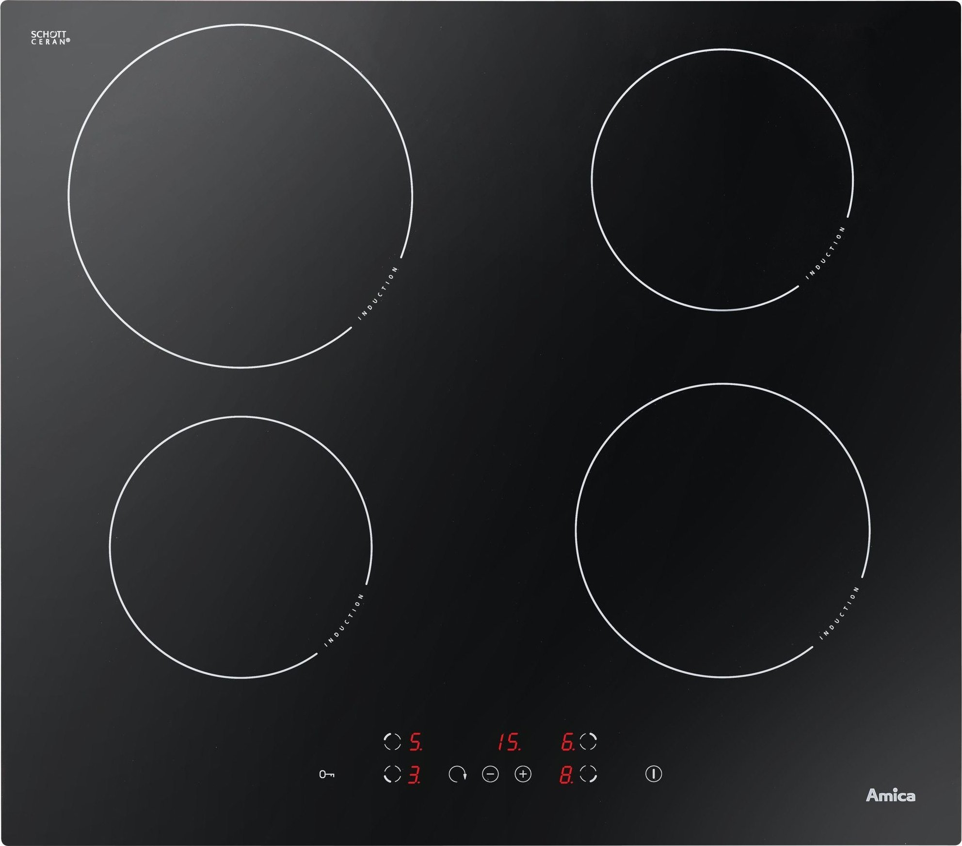 фото Варильна поверхня електрична Amica PI6501TU